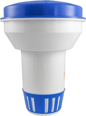 Extra Large 12'' Floating Pool Chemical Dispenser Floater Holds 3Lb 1'' or 3'' Tabs