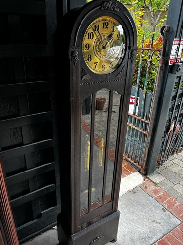 Antique Friedrich Mauthe "Divina Gong" Grandfather Clock – German Circa 1920s