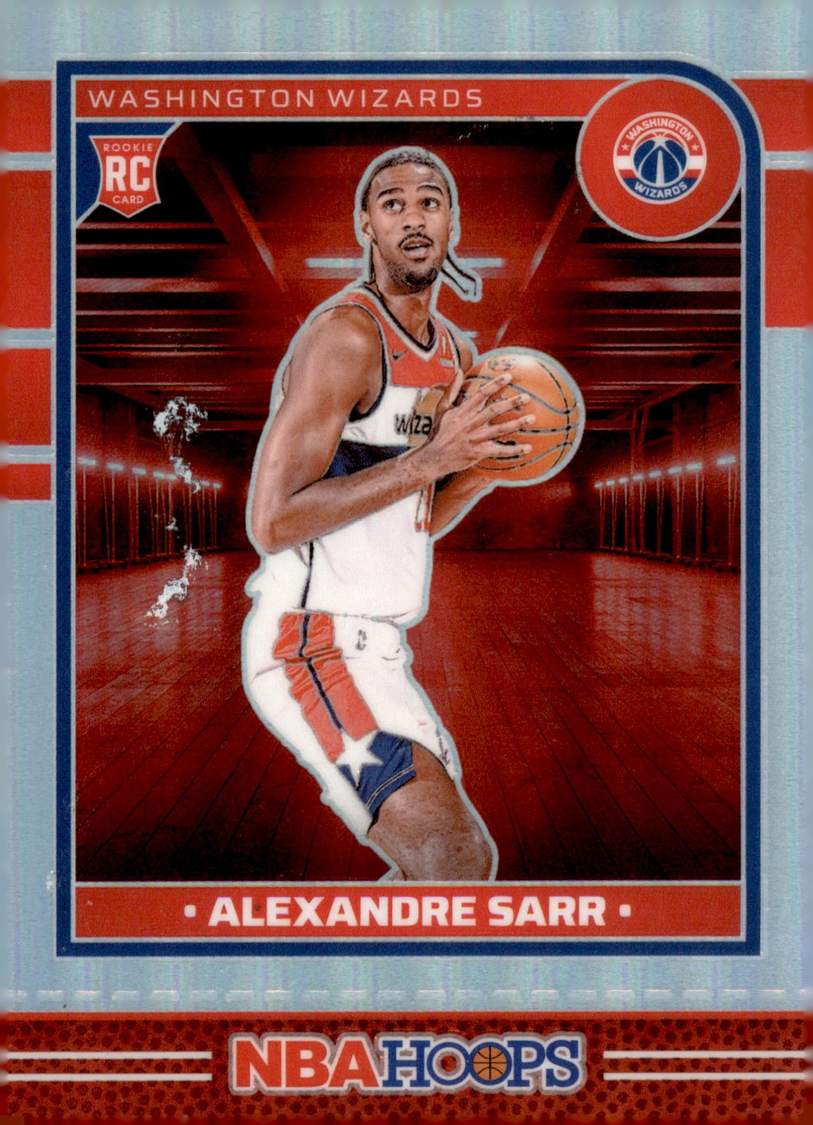 2024-25 Hoops #232 Alexandre Sarr Premium Prizms Silver
