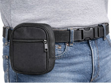 Tactical EDC Belt Pouch Premium Utility Waist Bag Organizer Travel Black