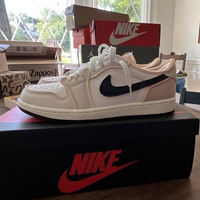 Men's Nike Air Jordan 1 Retro OG EX Low Coconut Milk White/Black