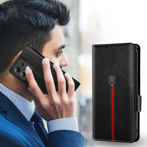 MAMA MOUTH Cover per Xiaomi Redmi Note 13 Pro 4G/Poco M6 Pro Custodia Flip Pelle - Foto 14 di 24