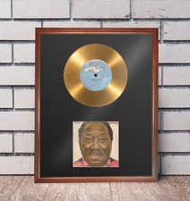 MUDDY WATERS I'm Ready FRAMED 13"x 17" GOLD VINYL RECORD and SIGNED COVER Repro