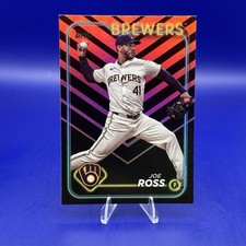 2024 Topps Update Series Joe Ross Holiday Foil Parallel #US135 Milwaukee Brewers
