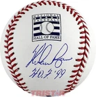 Nolan Ryan Signed Autographed Hall of Fame Baseball Inscribed HOF 99 TRISTAR