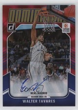 2024-25 Panini Donruss EuroLeague Red Laser 25/99 Edy Tavares Walter Auto 14mf
