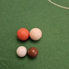 Subbuteo 4 Palloni - 2 Grandi 2 Piccoli 