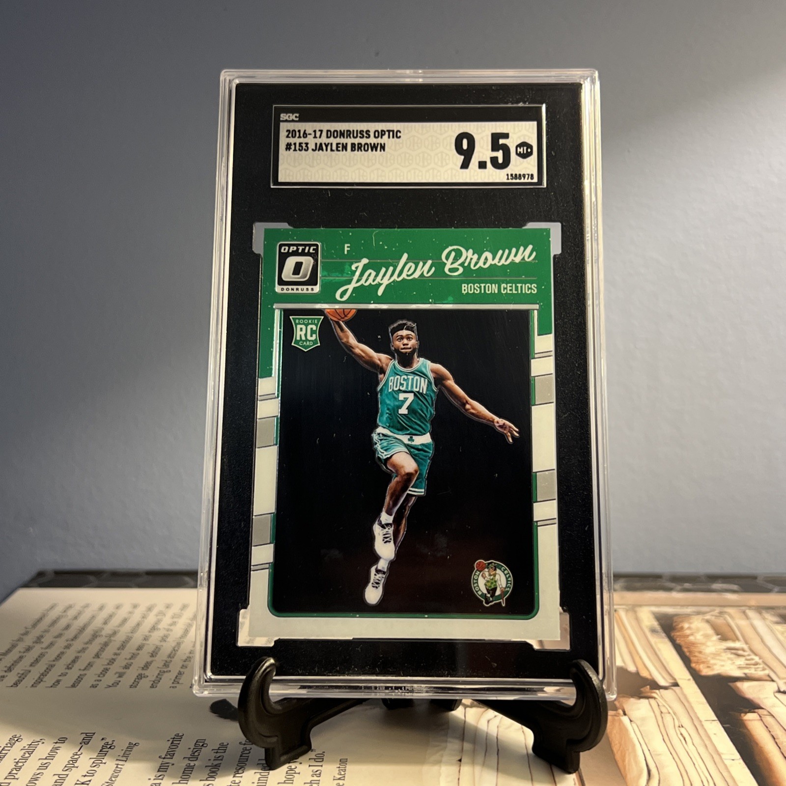 2016-17 Donruss Optic Jaylen Brown #153 SGC 9.5