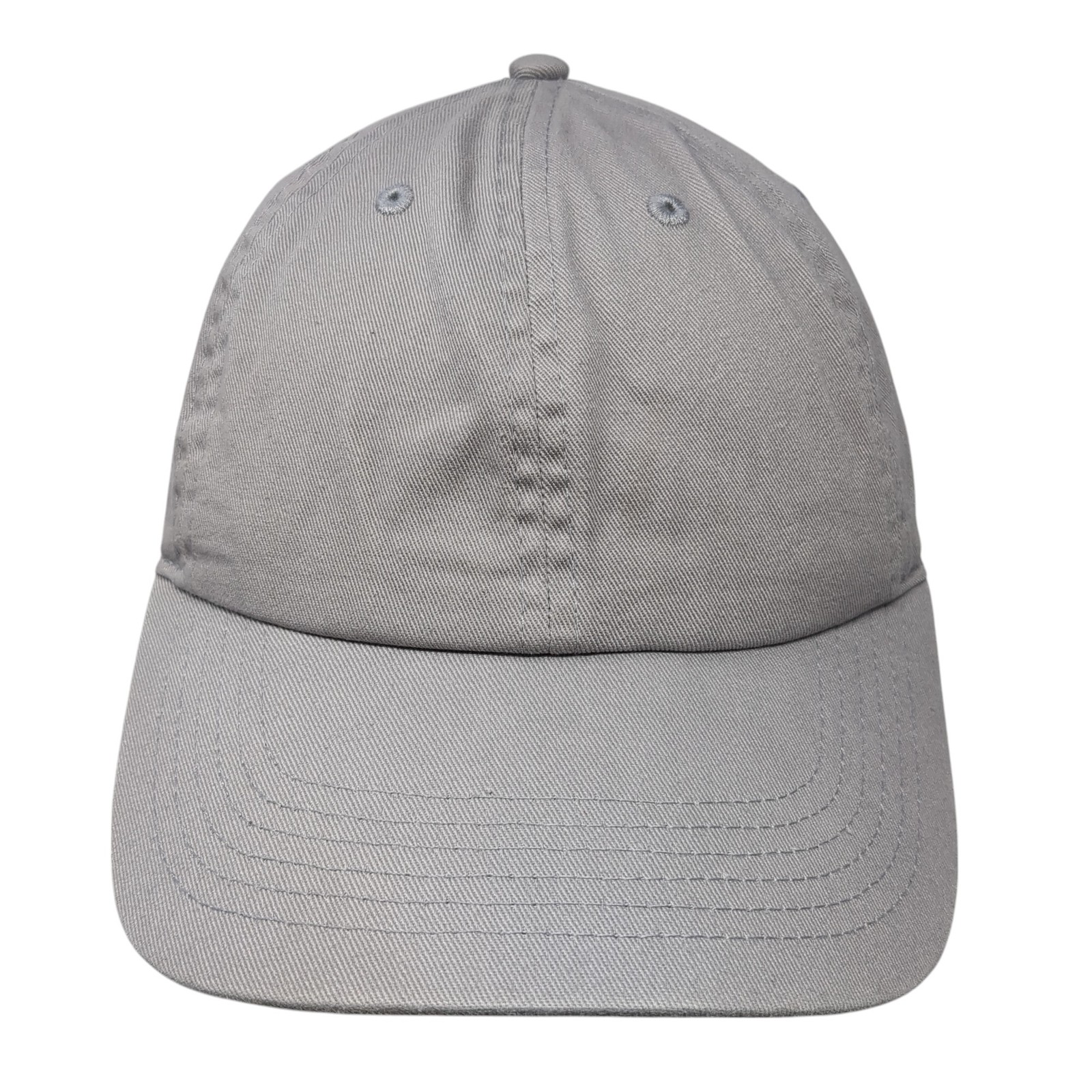 Gelante Slideback Hat Solid Gray One Size Adjustable Casual Blank