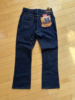 Vintage 80s Lee Riders Jeans 36x32 Deadstock Bootcut Blue Denim Cowboy Western