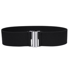 Women's Wide Elastic Waist Belt Cinch Belt Trimmer Stretch Waistband LXL ...