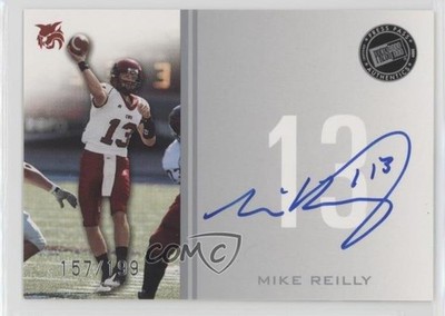 2009 Press Pass Signings Silver 157/199 Mike Reilly #PPS-MR Auto 9b4