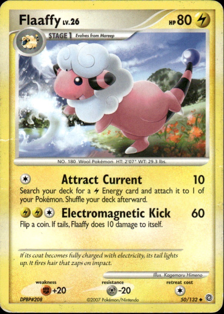 Flaaffy Uncommon Secret Wonders 50/132 Lightning Normal Pokemon Card