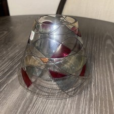 Partylite Mosaic Stained Glass Calypso Decorative Candle Lamp Shade