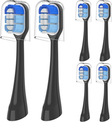 Replacement Heads Compatible with Oral-B Clic Toothbrush, 6 Pack Brush Head Refi