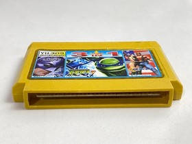 3 IN ONE Teenage Mutant Ninja Turtles Famicom Famiclone Nes Game Cartridge