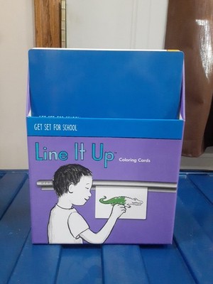 Line It Up Coloring Cards, Get Set For School, Learning Without Tears, Box Set