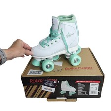 Roller Derby Roller Star 600 Womens Roller Skates - White/Mint - Size 07