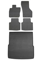 Gummi FußMatten Kofferraumwanne FüR VW Passat B9 + Skoda Superb 4 Gummimatten