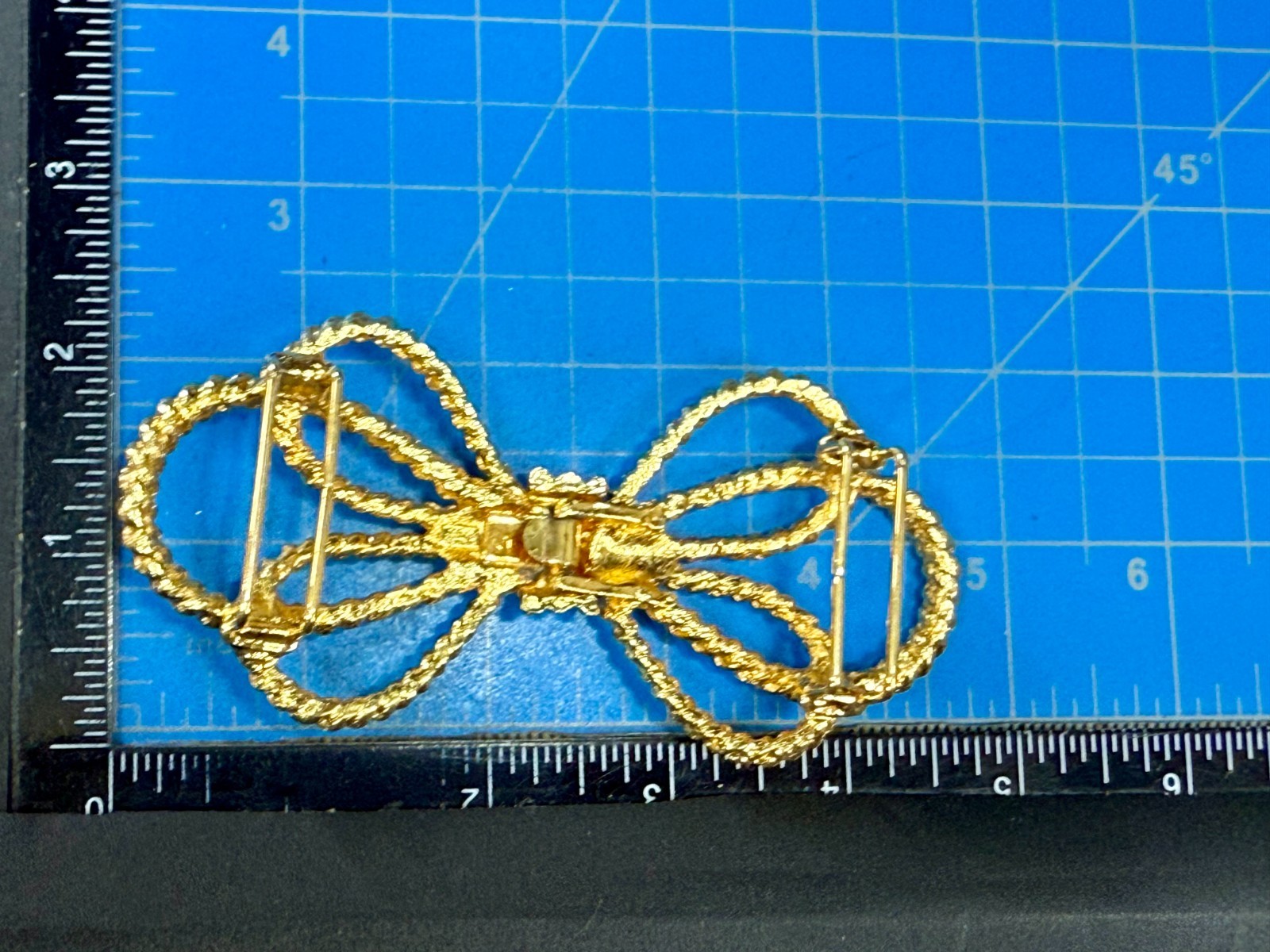 Knotted Bow Tie Dotty Smith Interlocking Two Piec… - image 4