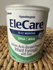 EleCare Hypoallergenic Amino Acid-Based Infant Food Powder 14.1 oz Exp 4/2026