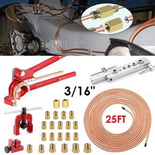 25ft 316 Copper-coated Brake Line Kit Include 16 Fittings2 Unions And 4 Nuts 25ft 316 Copper-coated Brake Line Kit Include 16 Fittings2 Unions And 4 Nuts