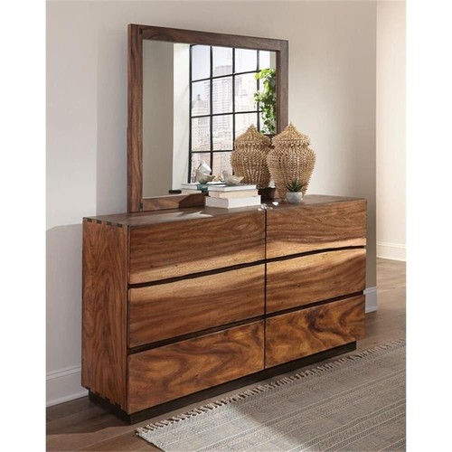 Coaster Winslow 4-piece Wood Eastern King Bedroom Set in Smokey Walnut - Picture 2 of 12