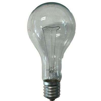 Calex Glühbirne A100 Birnenform 500W E40 klar 130V stoßfest warmweiß dimmbar