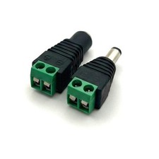 12V HOHLSTECKER SET DC STROMANSCHLUSS ADAPTER 2.1x5.5mm Klinkenstecker