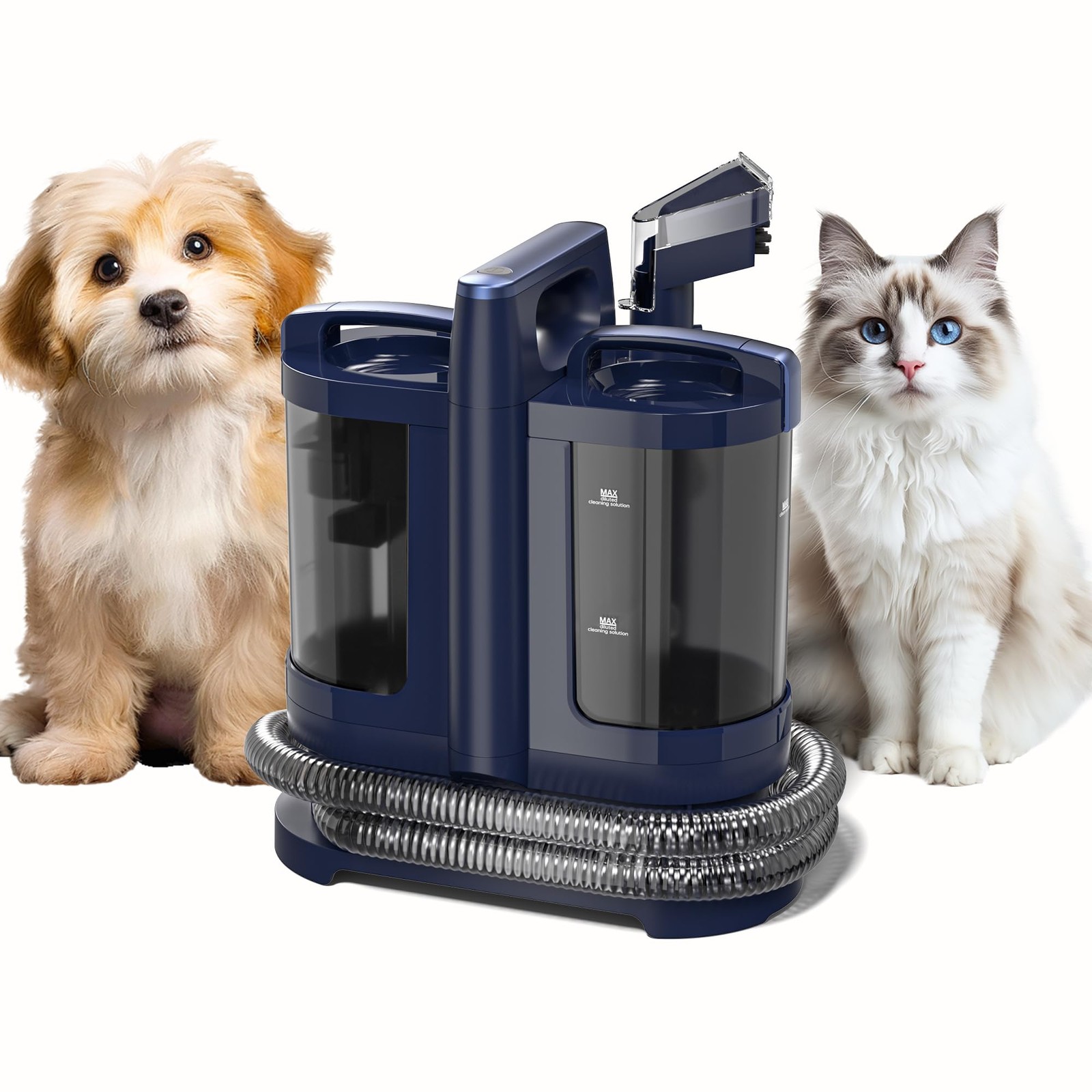 Portable Carpet Cleaner Machine 18Kpa Upholstery Shampooer-image