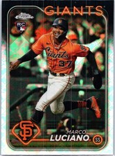 2024 Topps Chrome Logofractor Edition #210 Marco Luciano San Francisco Giants