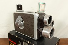 Kodak Brownie 8 mm Movie Camera - 3 lens Turret f/1.9 with Box and Instructions