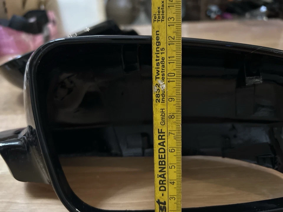 Spiegelkappen lackiert schwarz für Golf 5 6 Passat B6 Leon Octavia – Paar - Bild 3 von 4