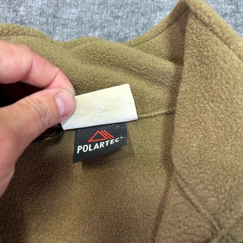 Peckham Mens XL Polartec Fleece Pullover Coyote Brown Military Tactical Warm - Picture 3 of 7