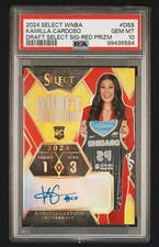 2024 Panini Select Kamilla Cardoso PSA 10 Auto Rookie /99 RC Draft #DSS-KC