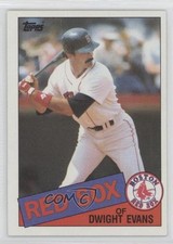 1985 Topps Dwight Evans #580 0f3j