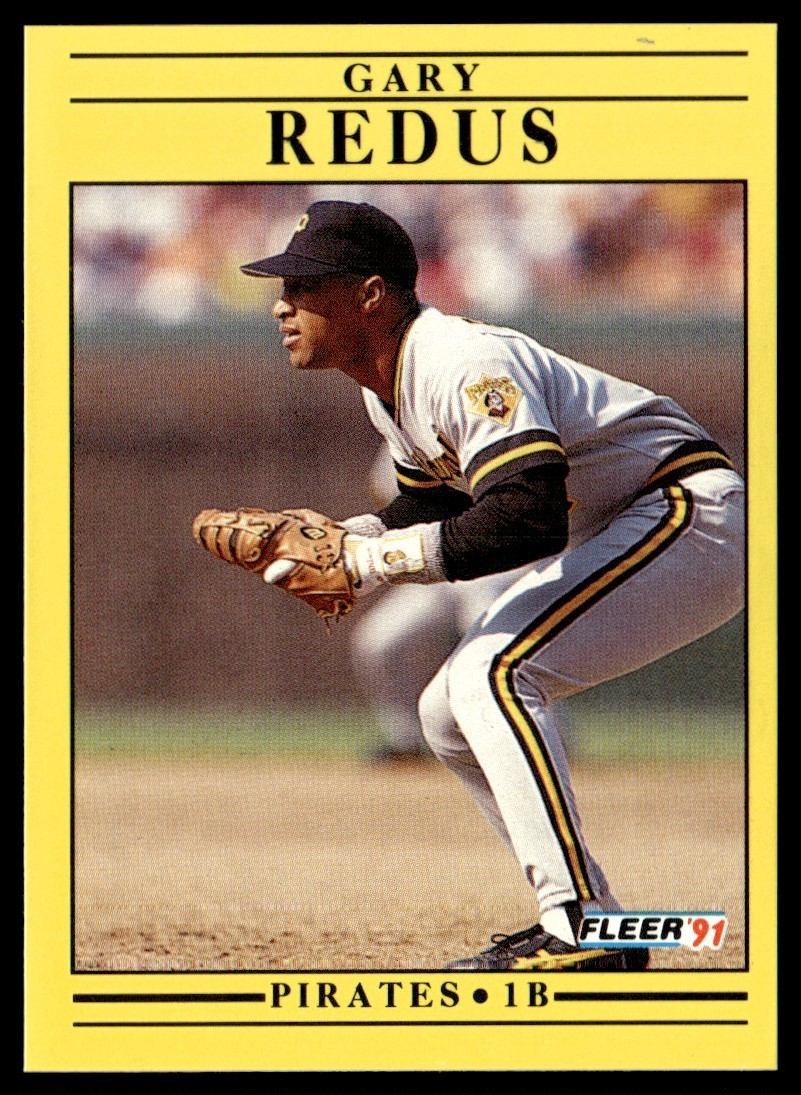 1991 Fleer Gary Redus Pittsburgh Pirates #47A