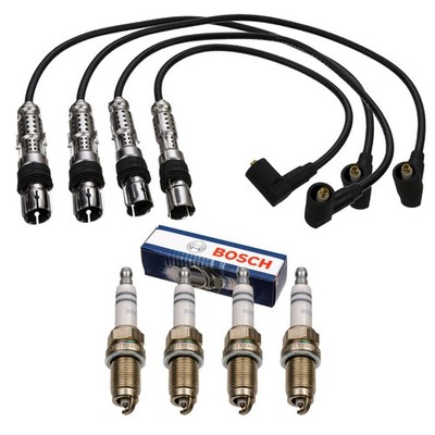 Zündkabel Satz + Zündkerzen für 1.2 TSI VW Golf 6 Plus Touran Caddy Ibiza Fabia