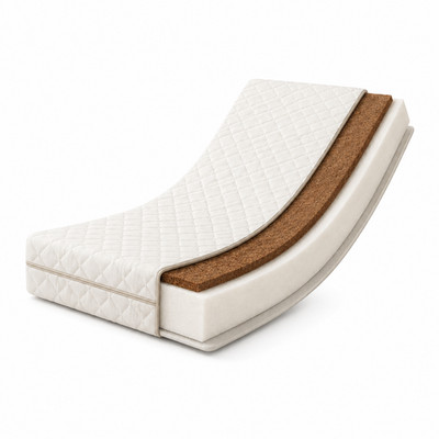 Matratze 140x190 Kaltschaum 10cm H3/H4 mit Kokos Orthopädisch
