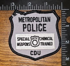 Metropolitan Police Washington DC Special Chemical Weapons Trained Patch CDU