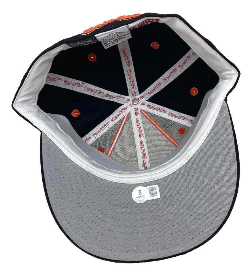 吉姆·帕尔默签名金莺队 M&N Cooperstown 系列帽子带 2 个铭文基础 — 第 2/2 张图片