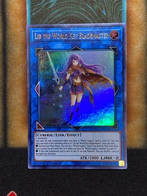 Yugioh Lib The World Key Blademaster DUOV-EN023 Ultra Rare 1st Ed LP