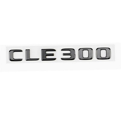 CLE300 Schriftzug Embleme Aufkleber Sticker Logo Badge Car Auto Schwarz Glänz