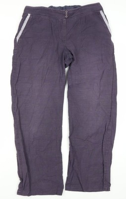 Nomads Damen lila gerade Hose Größe 12