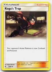 Koga's Trap 59/68 Uncommon Hidden Fates Pokemon