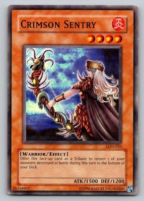 Yu-Gi-Oh! Crimson Sentry LON-033