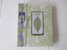 Home Address Notebook Binder with 3 Rings, Lg Print, Dividers, Tabs, More 7.5x9