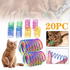 Kitten Coil Spiral Springs Cat Toys Interactive Gauge Cat Spring Toy Colorful