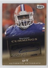 2015 Sage Hit Auto Gold /250 Darious Cummings #A144 Auto 10k8