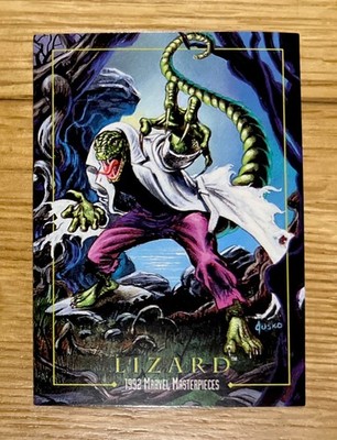 SKYBOX MARVEL MASTERPIECES 1992 Karte #41 LIZARD MINT ORIGINAL CARD!